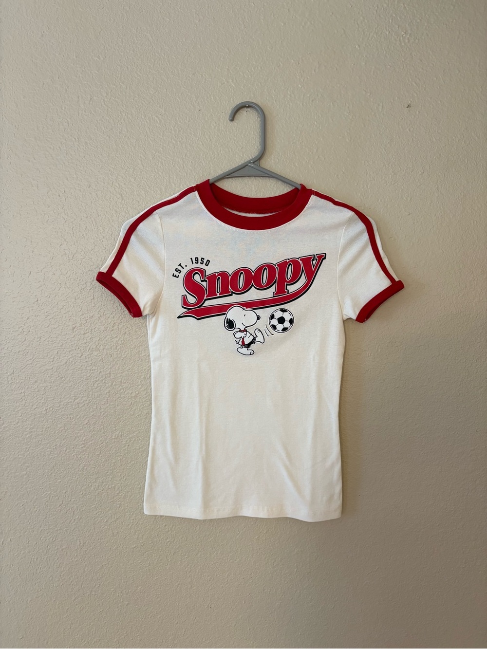Peanuts Hybrid Women’s Graphic Baby Tee
